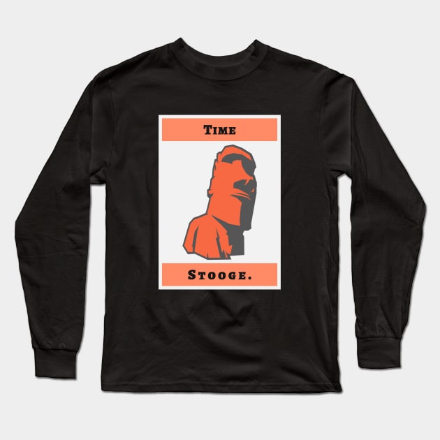 Time Stooge Long Sleeve T-Shirt by DiscoveredThings